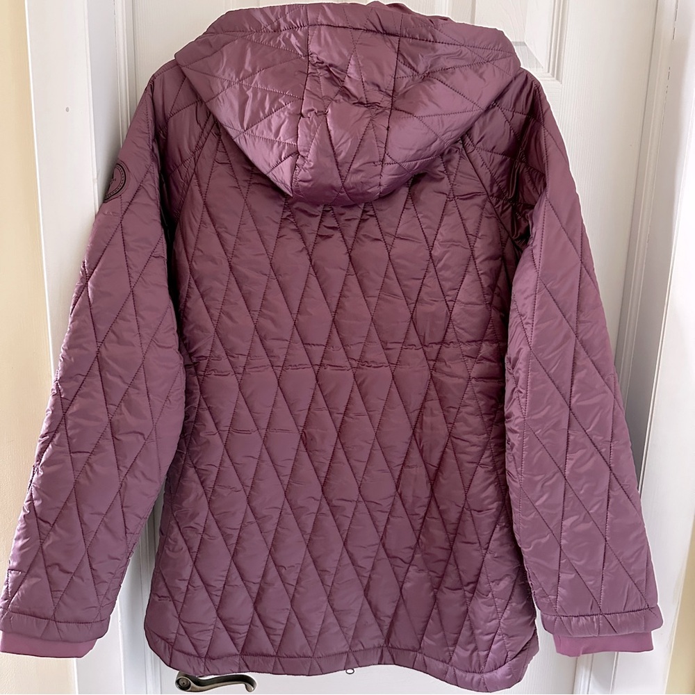 Sketchers Women's Quilted Jacket - Mauve - Sz Medium - Picture 8 of 12